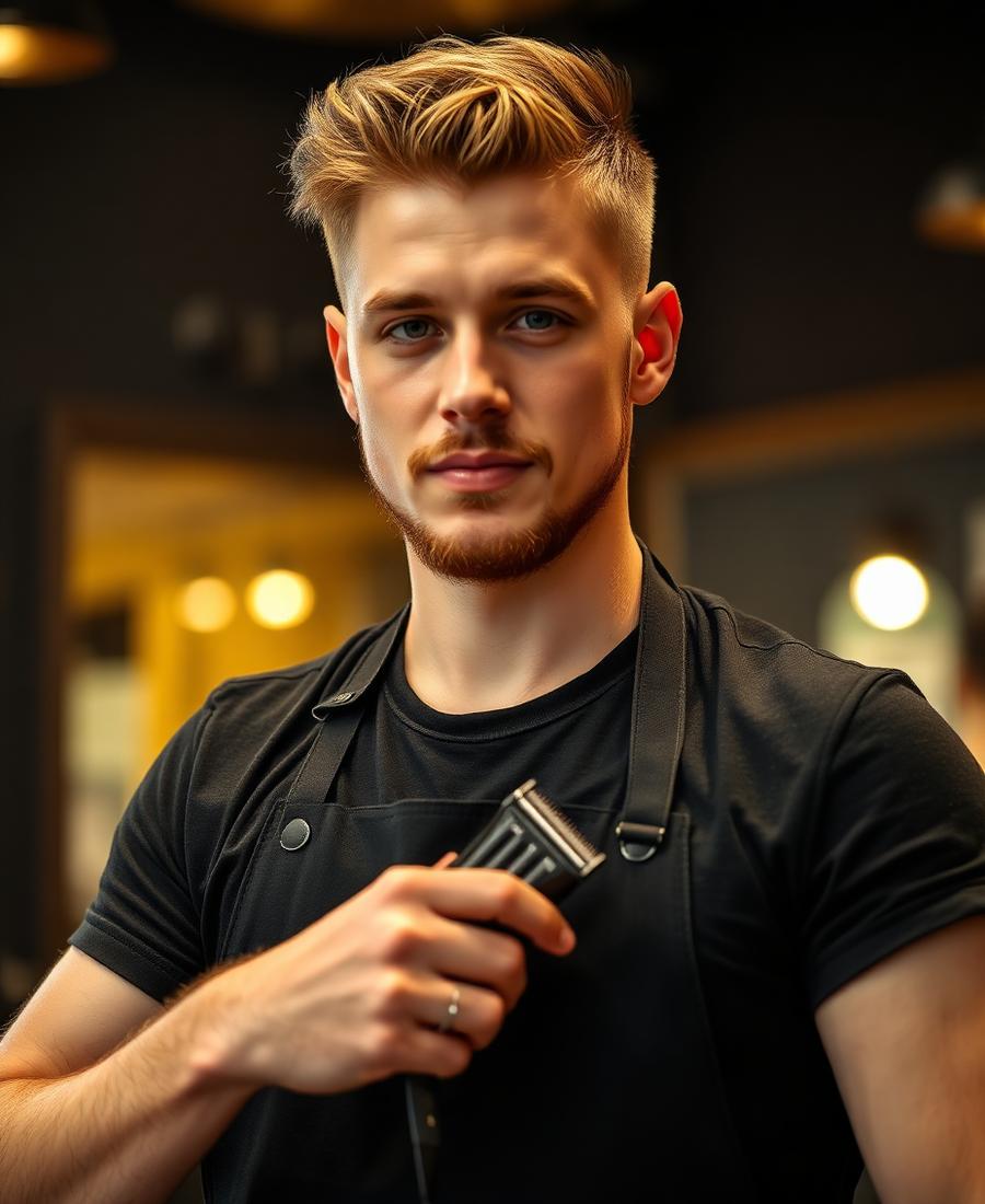 Josh Sullivan, Barber at Curly's Barbershop in Santry, Dublin 9